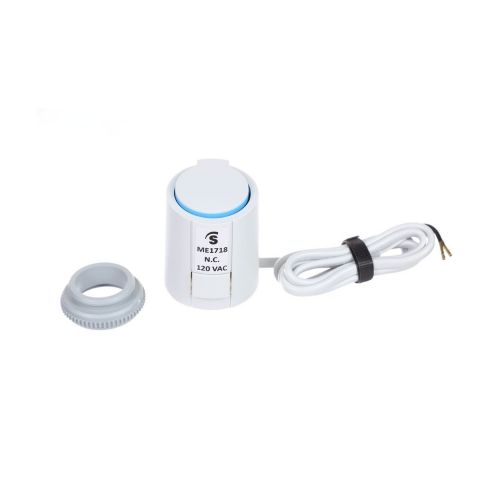 Spartan Valves ME1718 2-POS S/R N/C Actuator Stem Down 110V 36