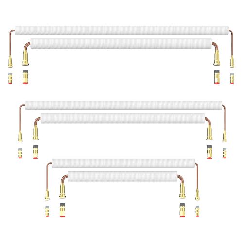 MRCOOL GEOCOOL No-Vac Vertical Upflow Pre-Charged Line Set (GCNV-VU00-3834) – 3/8 x 3/4 Installation Kit