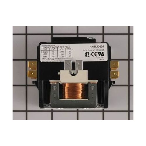 24V 1P 40Amp Contactor Wshunt For Carrier Part# Hn51Jd026