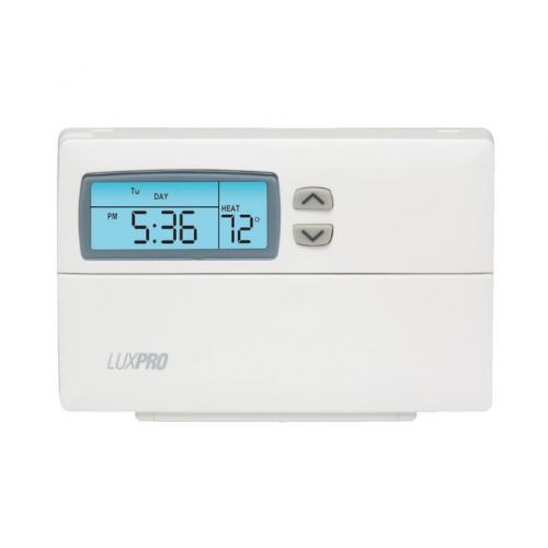Luxpro Thermostat PSP511LC 5/2 Day Programmable Thermostat 1-Heat/1-Cool 24V