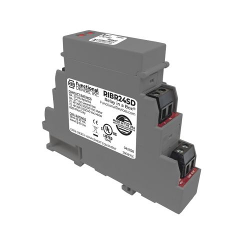 Functional Devices RIBR24SD DIN Rail Relay 10A 24VDC
