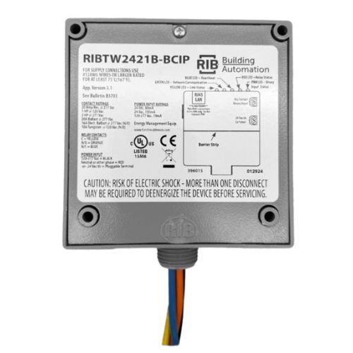 Functional Devices RIBTW2421B-BCIP Binary Input/Output Relay NEMA-1