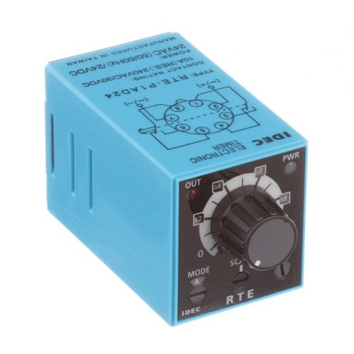 24V 8Pin Idec Analog Timer For IDEC Relays -Part# RTE-P1AD24