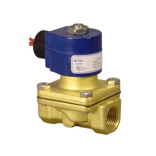 GC Valves S211GH02C5EG5 2-Way N/C EPR Brass Solenoid For Hot Water 150 PSI Max 4 PSI Min 3/4" NPT 120V