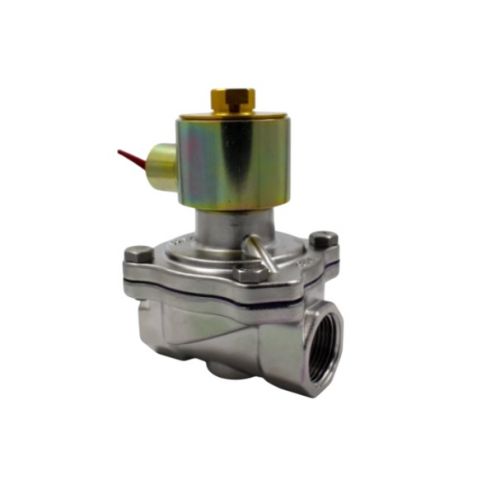 GC Valves S211XH02L7FG9 1" N/C Solenoid Valve SS 5-200 PSI Air 5-150 PSI Water