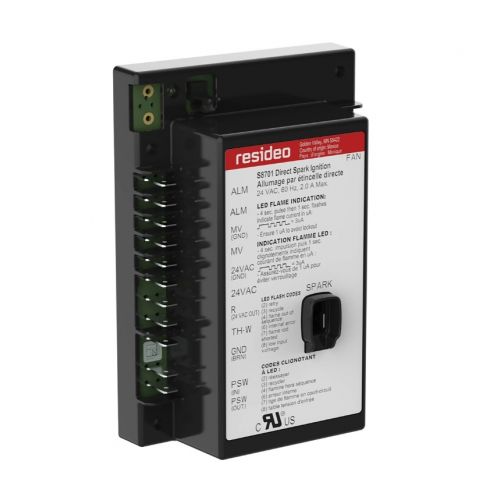 Honeywell Residential S8701A1034 Direct Spark Ignition Control Module 1-Trial W/30 Sec Pre Purge & 11 Sec Trial Time