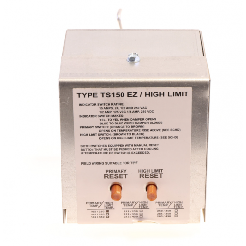 Firestat Manual Reset For Ruskin -Part# TS150