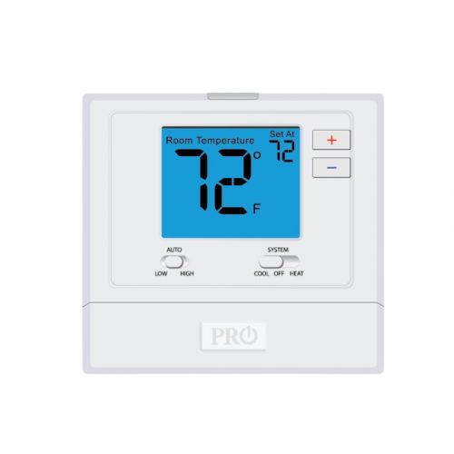 PRO 1 IAQ T731 Thermostat Non-Programmable 2H/1C HP Or 1H/1C