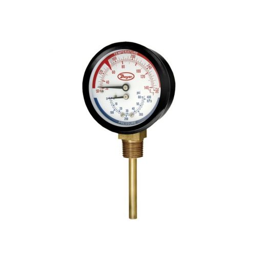 Dwyer Instruments TRI-100-25E Tridicator Gage 1/4" NPT 0-100 PSI