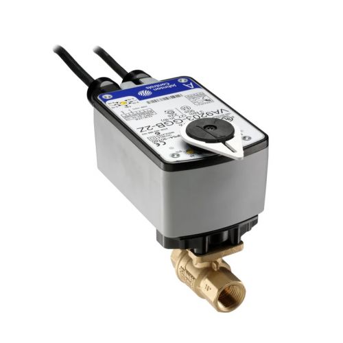 Johnson Controls VG1241AD+943GGA 2-Way Ball Valve 1/2" NPT Proportional 1.2Cv 24V 