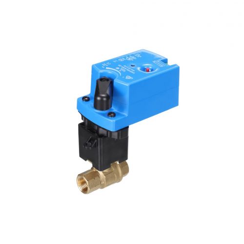 Johnson Controls VG1245AFH9T4AGA 1/2" 2-Way NSR Floating Ball Valve W/Actuator 2.9Cv 24V
