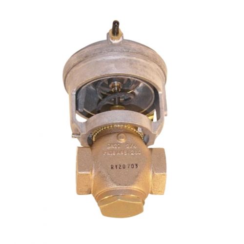 Johnson Controls VG7441PT+3008D 1.25" N/C Bronze Pneumatic Valve 4-8 PSI 18.5Cv