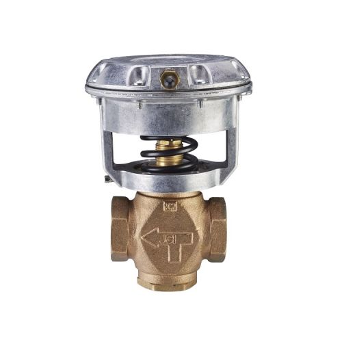 Johnson Controls VG7443LT+3008E 2-Way N/C Valve Assembly 3/4" NPT 7.3 Cv 9-13 PSI Equal Percentage