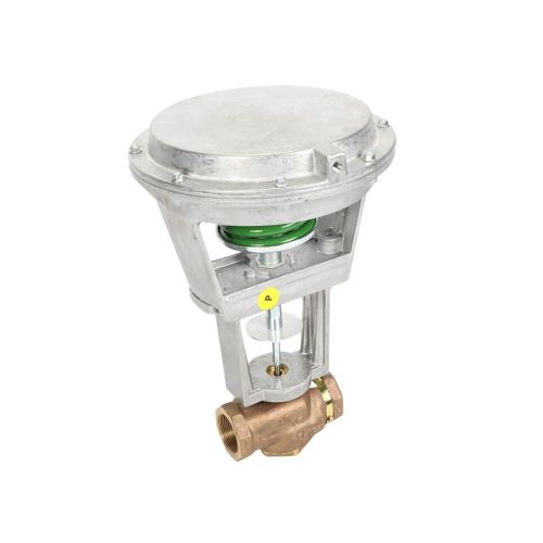 Schneider Electric (Barber Colman) VK-7223-611-4-10 2-Way N/C Pneumatic Globe Bonze Valve Assembly 1-1/2" NPT 3-8 PSI 28Cv