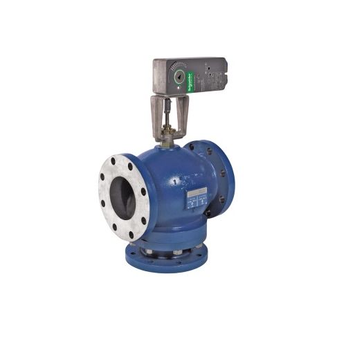 Schneider Electric VK-9313-601-5-13 3-Way Mixing Valve 3" Flanged 101Cv 3-8 PSI