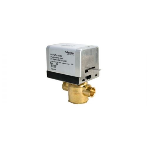 Schneider Electric (Erie) VS2213G24A020 2-Way N/O Valve 25 PSI 1/2" Sweat High-Temperature 24V