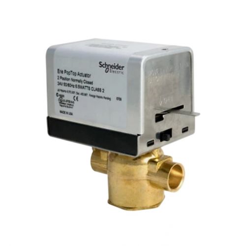 Schneider Electric (Erie) VT2212G23B020 2-Way Motorized Zone Valve N/O 1/2" Sweat 2.5Cv 120V