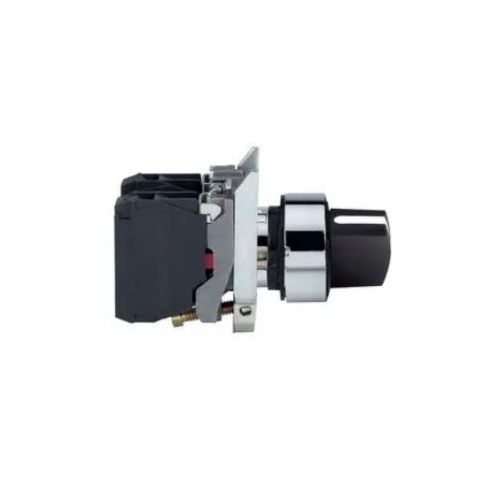 Schneider Electric (Square D) XB4BD33 3-Position Black Voltage Selector Switch