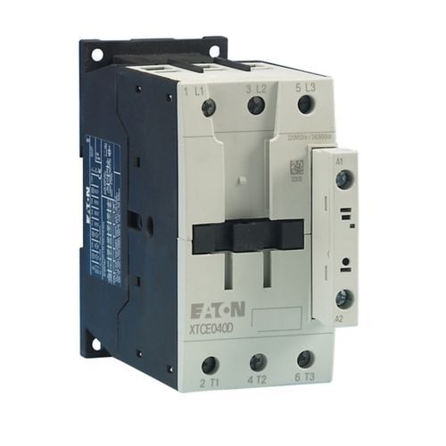 Cutler Hammer-Eaton XTCE040D00AD 3-Pole Contactor 40A 110V/50Hz 120V/60Hz