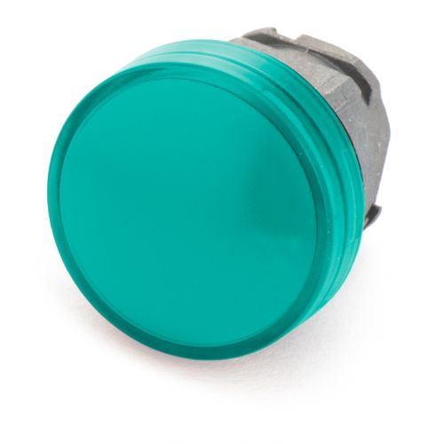 Greenpilotlighthead For Schneider Electric (Square D) -Part# ZB4BV033