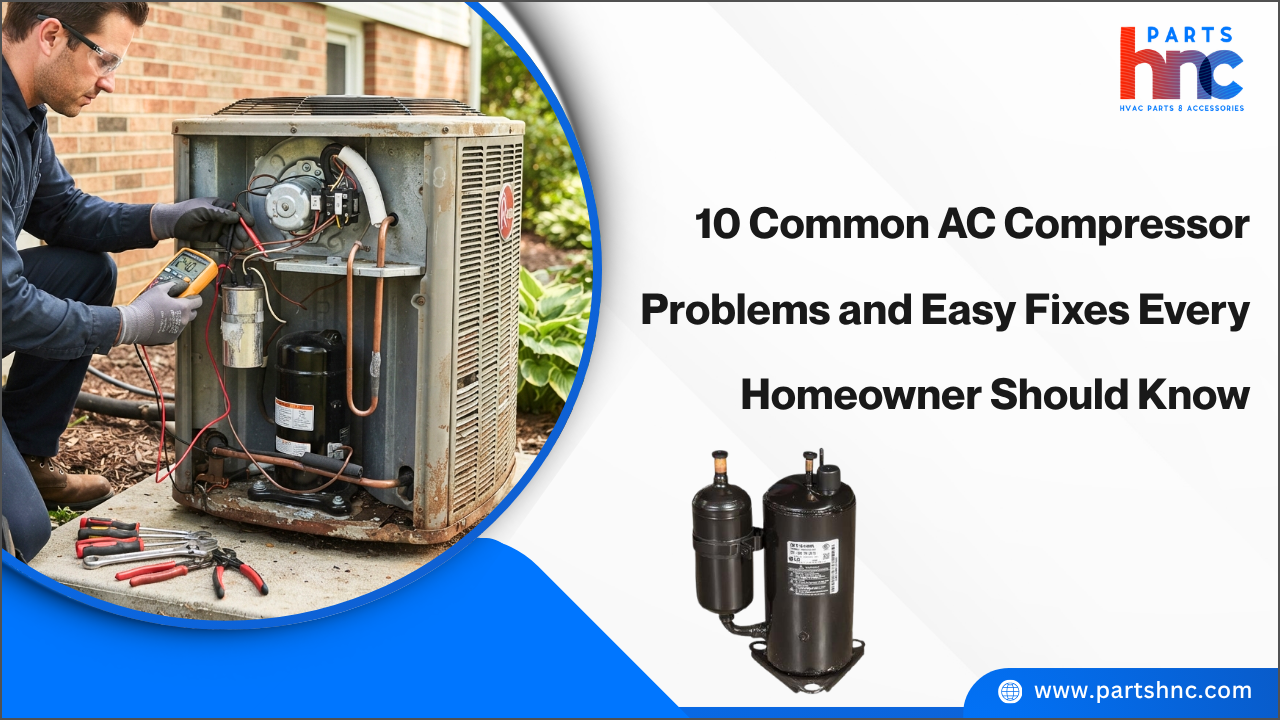 10 Common AC Compressor Problems and Easy Fixes Every Homeowner Should Know_PartsHnC