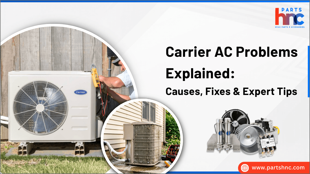 Carrier AC Problems Explained: Causes, Fixes & Expert Tips_PartsHnC