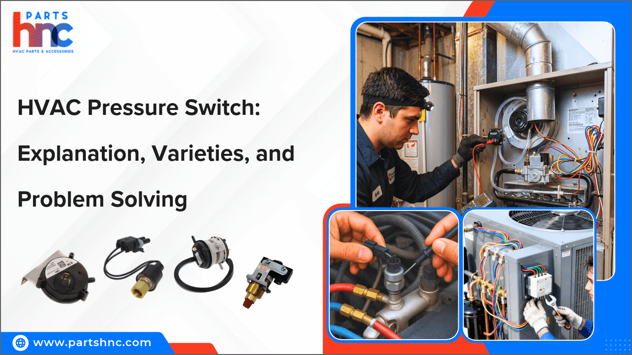 HVAC Pressure Switch - Explanation, Varieties, and Problem Solving_PartsHnC