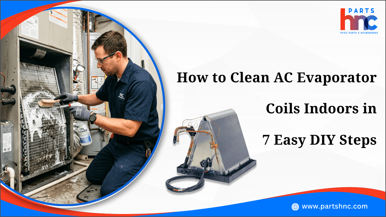 How to Clean AC Evaporator Coils Indoors in 7 Easy DIY Steps_PartsHnC
