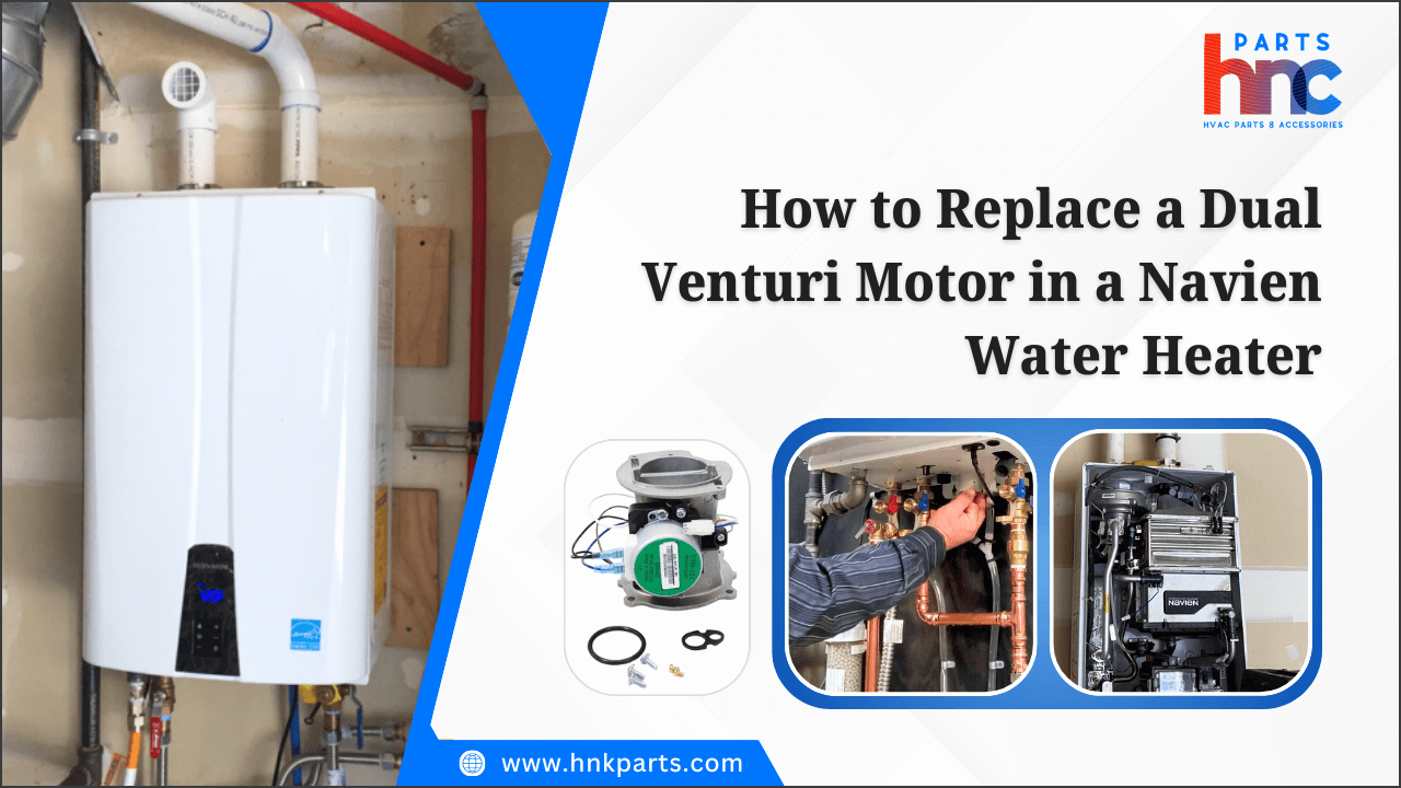 How to Replace a Dual Venturi Motor in a Navien Water Heater-PartsHnC