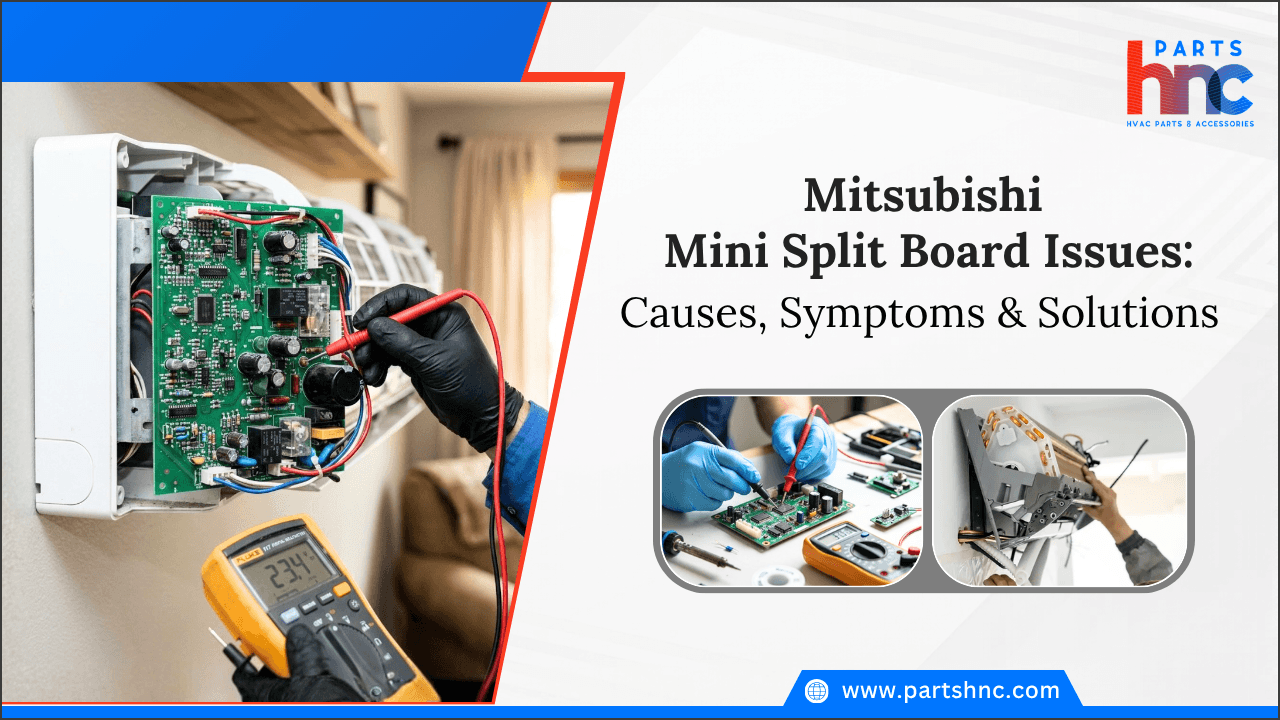 Mitsubishi Mini Split Board Issues: Causes, Symptoms & Solutions-PartsHnC