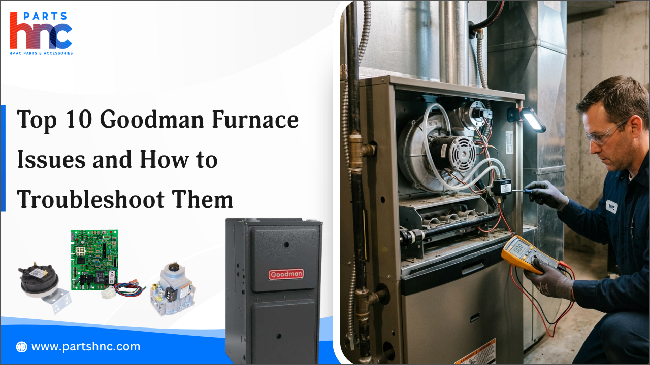 Top 10 Goodman Furnace Issues and How to Troubleshoot Them_PartsHnC