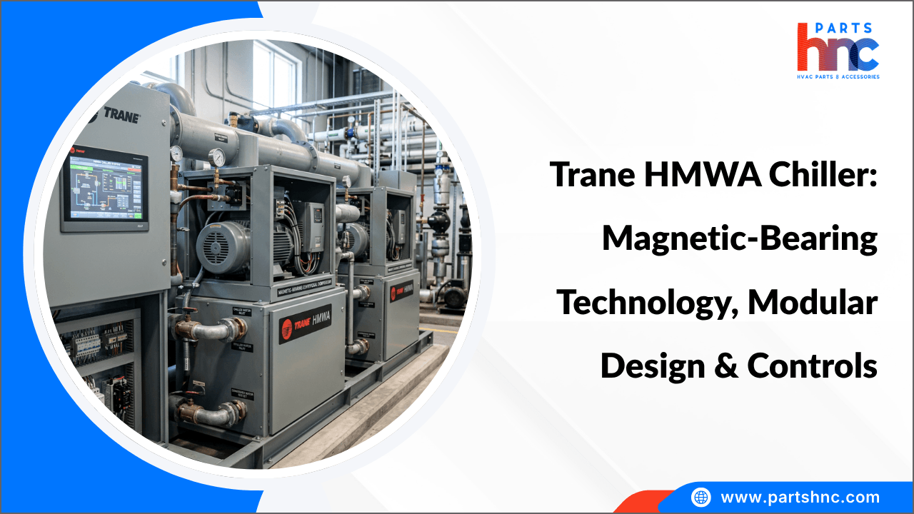 Trane HMWA Chiller Magnetic-Bearing Technology, Modular Design & Controls-PartsHnC