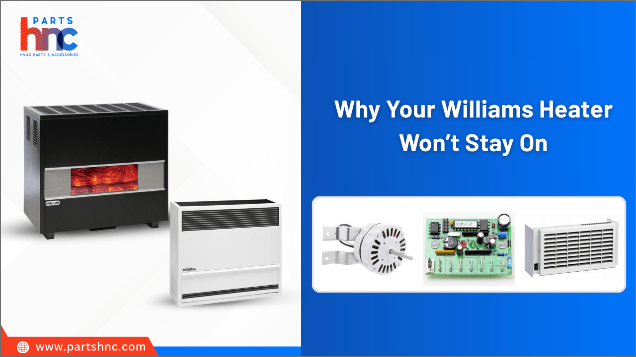 Why 35% of Williams Heater Issues Start with These 3 Key Parts-PartsHnC