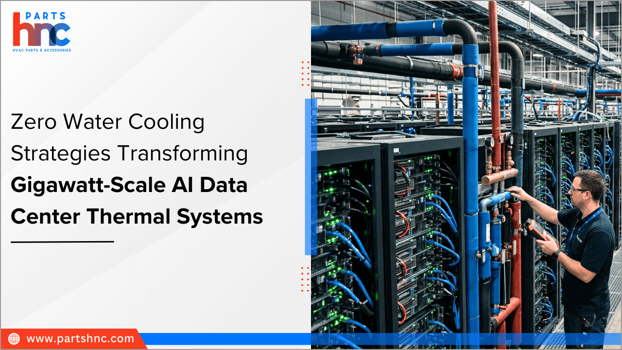 Zero Water Cooling Strategies Transforming Gigawatt-Scale AI Data Center Thermal Systems_PartsHnC